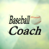 Baseball-Trainer  Fensteraufkleber (Blatt 3)