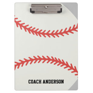 Baseball-Trainer Klemmbrett