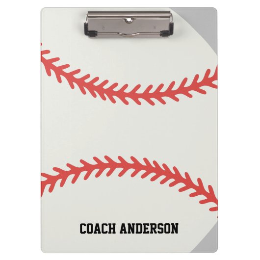 Baseball-Trainer Klemmbrett (Vorderseite)