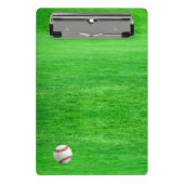 Baseball-Trainer Profi Mini Klemmbrett (Vorderseite)