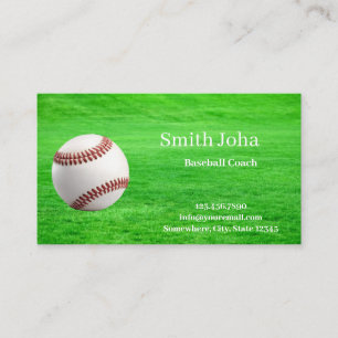 Baseball-Trainer Profi Visitenkarte