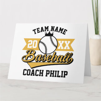 Baseball Trainer-Ruhestand-Team Mama-Spieler-Team Karte