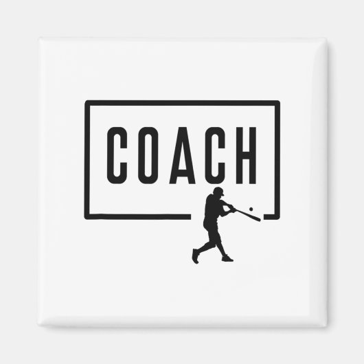 Baseball-Trainer-Team Mittelstufe Hochschule Colle Magnet (Vorne)