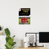 Baseball-Trainer-Teamname-Foto Poster (Heimbüro)