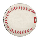 Baseball-Trainer-Text mit Ball  (Vorderseite Links)