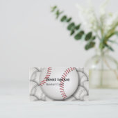 Baseball-Trainer Visitenkarte (Stehend Vorderseite)
