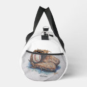 Baseball-Trainerhelm-Name oder eigener Text Duffle Bag (Rechts)