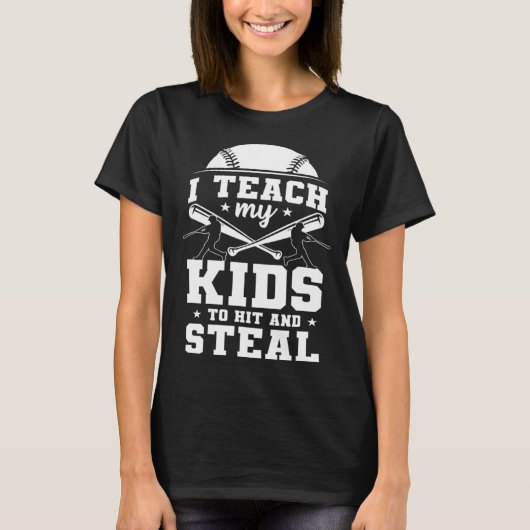Baseball-Trainingsequipment, das ich meinen Kinder T-Shirt (Vorderseite)