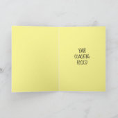 Baseball-Trainingskarte, Dankeschön-Karte Ankündigung (Innenseite)