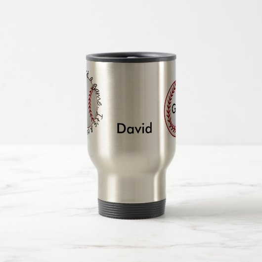 Baseball Travel Coffee Mug - SRF Reisebecher (Mittel)