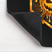 Baseball-Tropf-Kürbis-spukender Geist-Halloween-Ju Mousepad (Ecke)