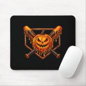 Baseball-Tropf-Pumpkin-gruseliger-Geist-Halloween- Mousepad (Mit Mouse)
