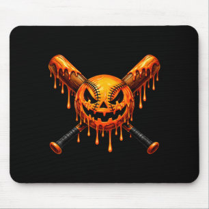 Baseball-Tropf-Pumpkin-gruseliger-Geist-Halloween- Mousepad