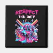 Baseball Tropfen Boys Ice Cream Tropfen Jugend Ach Magnet (Vorne)