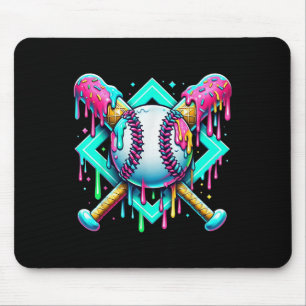 Baseball-Tropfen für Boys Ice Cream Driving Girl B Mousepad
