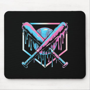 Baseball Tropfen für Boys Ice Cream mit Sprinkles  Mousepad