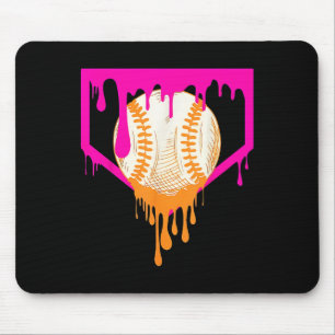 Baseball-Tropfen für Boys Ice Cream Tropfen Jugend Mousepad