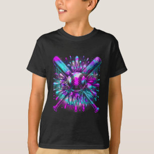 Baseball-Tropfen für Boys Ice Cream Tropfen Jugend T-Shirt