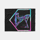 Baseball Tropfen Ice Cream Baseball Zuhause Plate Fleecedecke (Vorderseite (Horizontal))