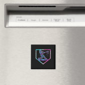 Baseball Tropfen Ice Cream Baseball Zuhause Plate Magnet (In Situ (Geschirrspüler))
