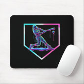 Baseball Tropfen Ice Cream Baseball Zuhause Plate  Mousepad (Mit Mouse)