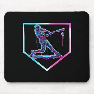 Baseball Tropfen Ice Cream Baseball Zuhause Plate  Mousepad
