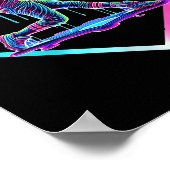 Baseball Tropfen Ice Cream Baseball Zuhause Plate  Poster (Ecke)