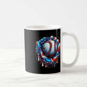 Baseball Tropfen Ice Creme Sprinkles Baseball Hand Kaffeetasse