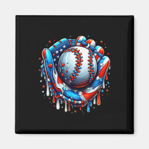 Baseball Tropfen Ice Creme Sprinkles Baseball Hand Magnet