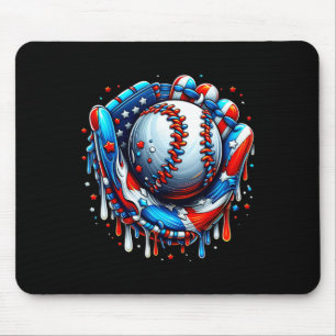 Baseball Tropfen Ice Creme Sprinkles Baseball Hand Mousepad