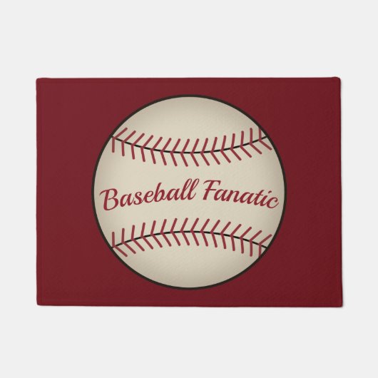 Baseball-Türmatte Fußmatte (Vorderseite)