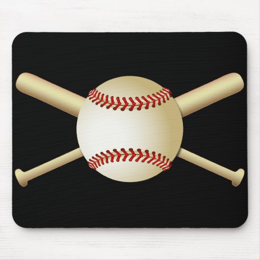 BASEBALL U. SCHLÄGER MOUSEPAD (Vorne)