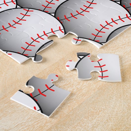 Baseball-Überlappen Muster frustrieren Puzzle (Seite)