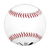 Baseball-Überlaufbats Baseball (Rückseite)