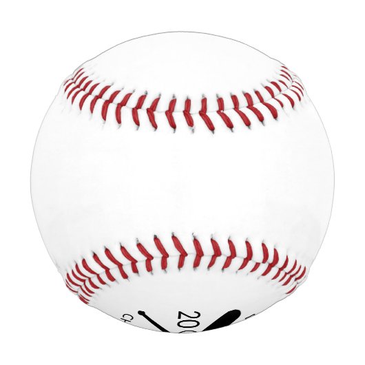 Baseball-Überlaufbats Baseball (Rückseite)