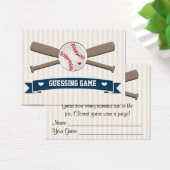 Baseball überquerte Fledermäuse Guessing Game Baby (Schreibtisch)