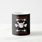 Baseball Ugly Christmas Sweater Kaffeetasse (Mittel)