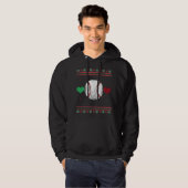 Baseball Ugly Weihnachts Sweater Xmas Hoodie (Vorne ganz)