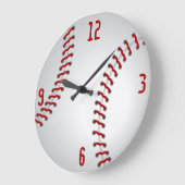 Baseball-Uhr Große Wanduhr (Winkel)