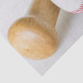 Baseball und Bat Nah Up Foto Seidenpapier (Ausschnitt)