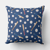 Baseball- und Battsportmuster Kissen (Vorderseite)