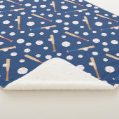 Baseball- und Battsportmuster Sherpadecke (3/4)