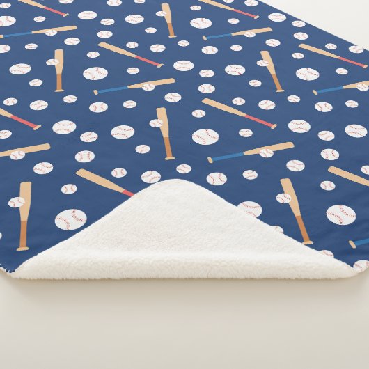 Baseball- und Battsportmuster Sherpadecke (3/4)