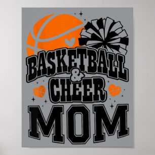 Baseball- und Cheer-Mom stolz Baseball-Cheerleader Poster