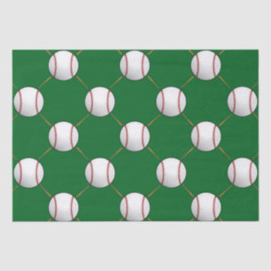 Baseball und Fledermäuse Seidenpapier