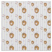Baseball und Glove Pattern Stoff (Muster)