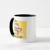 Baseball und Kaffee in New Mexico Tasse (Vorderseite Links)
