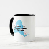 Baseball und Kaffee in New York Tasse (Vorderseite Links)