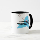 Baseball und Kaffee in New York Tasse (VorderseiteRechts)