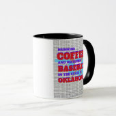 Baseball und Kaffee in Oklahoma  Tasse (VorderseiteRechts)